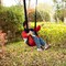 Playberg Patio Playground Kids Fun Hanging Mesh Fabric Tree Swing with Adjustable Strap, Red QI004560.RD - alternate 6
